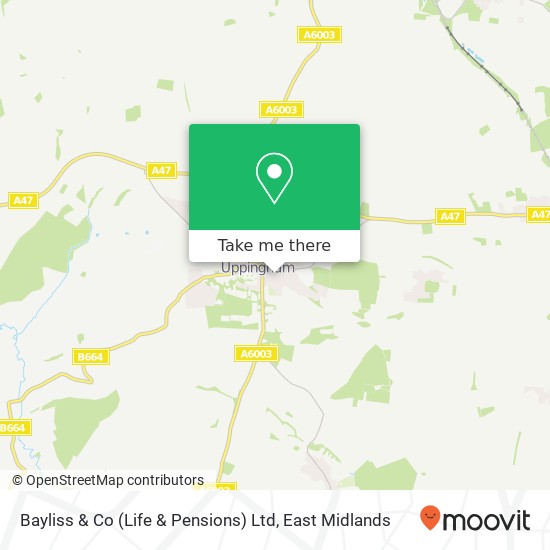 Bayliss & Co (Life & Pensions) Ltd map