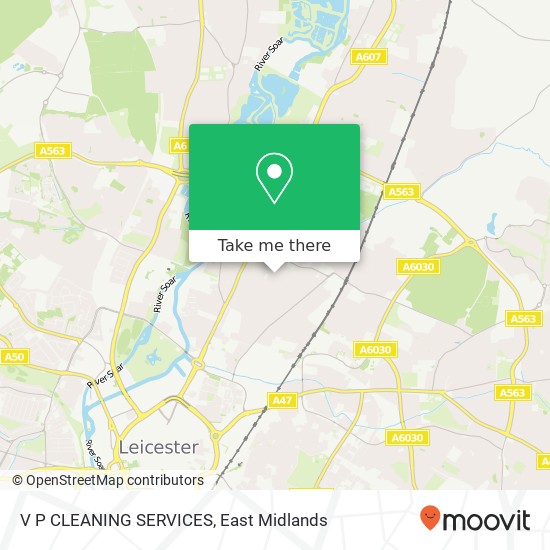 V P CLEANING SERVICES map