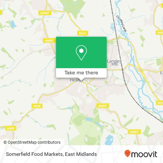 Somerfield Food Markets map