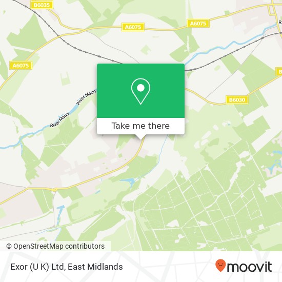 Exor (U K) Ltd map