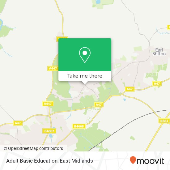 Adult Basic Education map