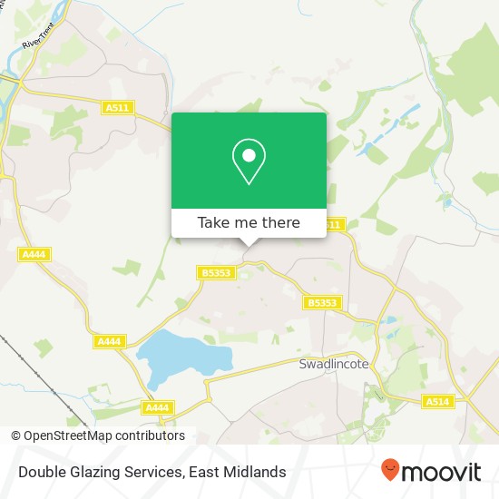 Double Glazing Services map