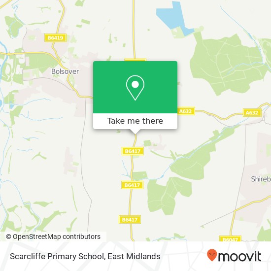 Scarcliffe Primary School map