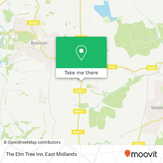 The Elm Tree Inn map