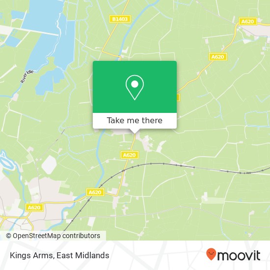 Kings Arms map