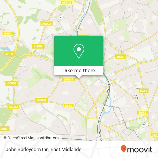 John Barleycorn Inn map