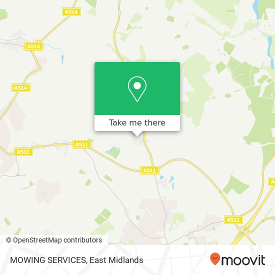 MOWING SERVICES map