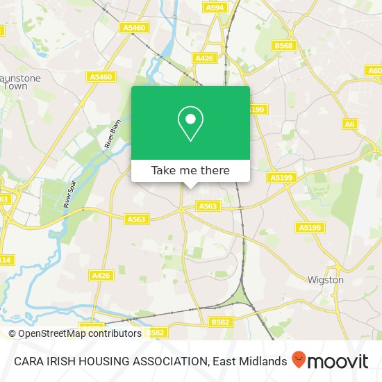 CARA IRISH HOUSING ASSOCIATION map