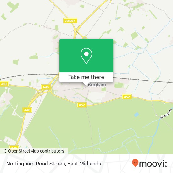 Nottingham Road Stores map