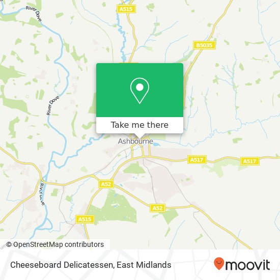 Cheeseboard Delicatessen map