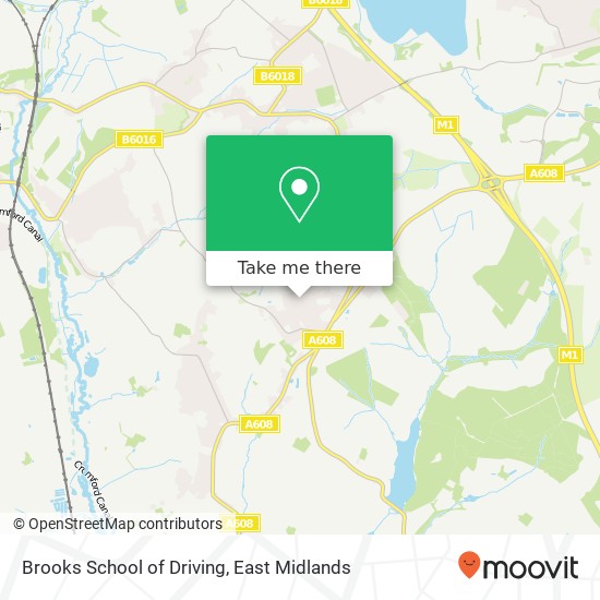 Brooks School of Driving map
