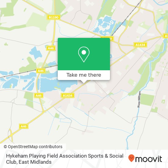 Hykeham Playing Field Association Sports & Social Club map