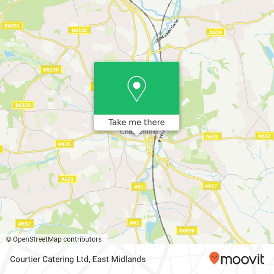 Courtier Catering Ltd map