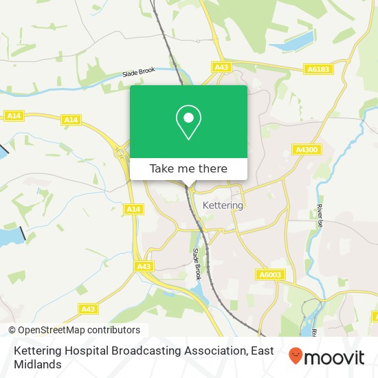 Kettering Hospital Broadcasting Association map