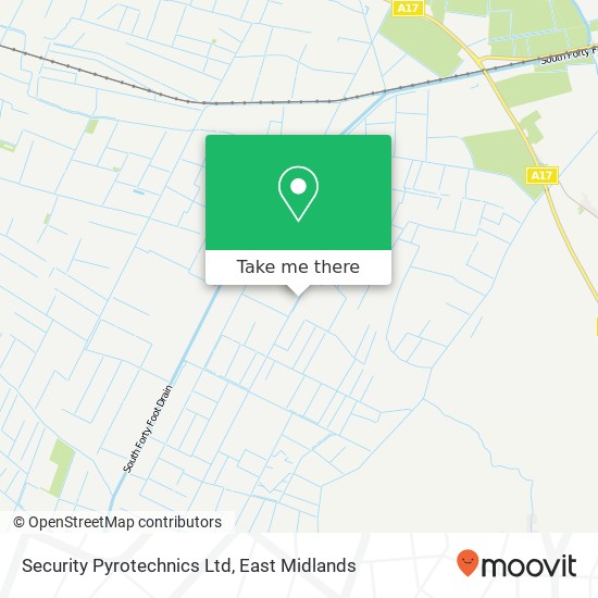 Security Pyrotechnics Ltd map