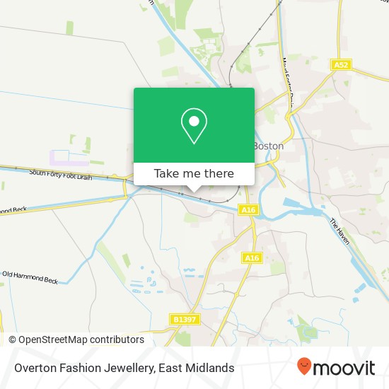 Overton Fashion Jewellery map