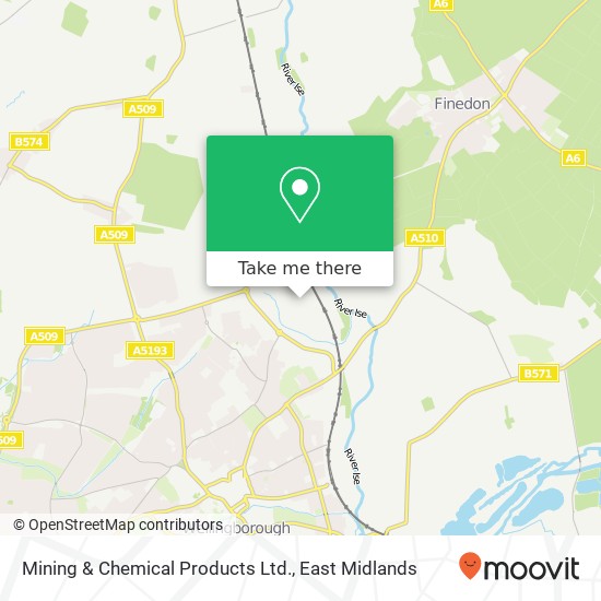 Mining & Chemical Products Ltd. map