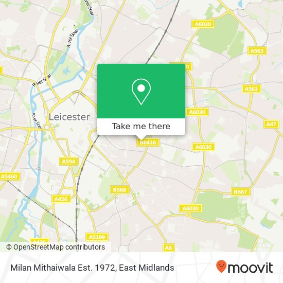 Milan Mithaiwala Est. 1972 map