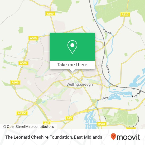 The Leonard Cheshire Foundation map