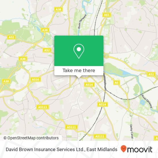 David Brown Insurance Services Ltd. map