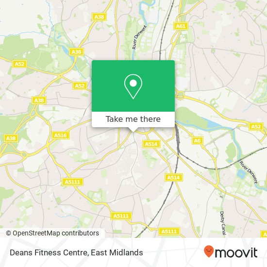 Deans Fitness Centre map