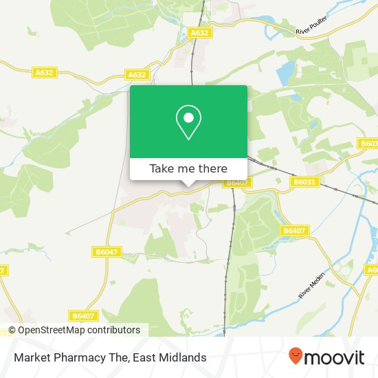 Market Pharmacy The map