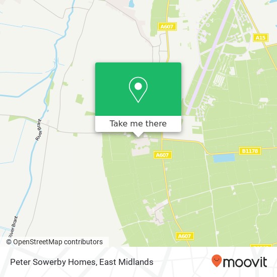 Peter Sowerby Homes map