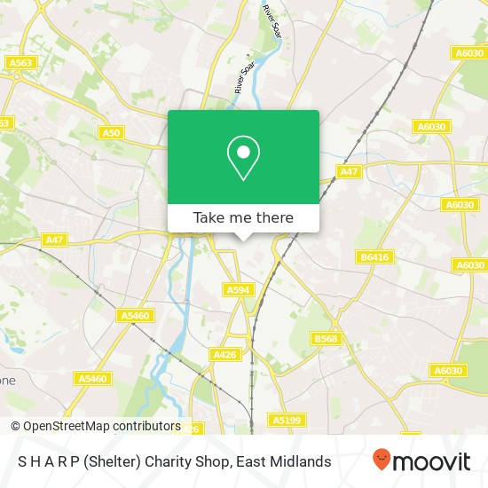 S H A R P (Shelter) Charity Shop map