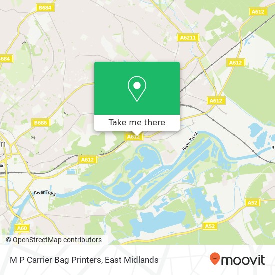 M P Carrier Bag Printers map