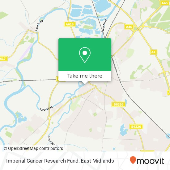 Imperial Cancer Research Fund map