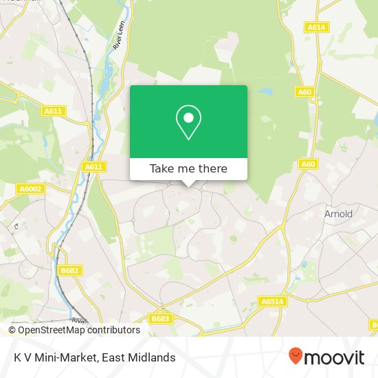 K V Mini-Market map