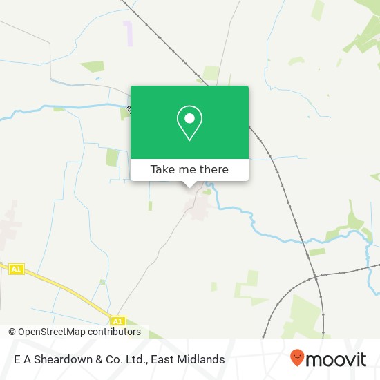 E A Sheardown & Co. Ltd. map
