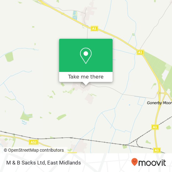 M & B Sacks Ltd map