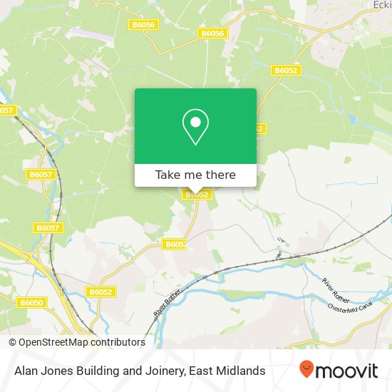 Alan Jones Building and Joinery map