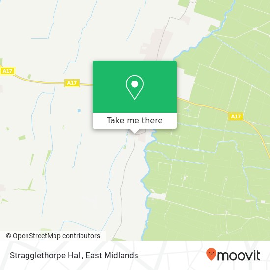 Stragglethorpe Hall map
