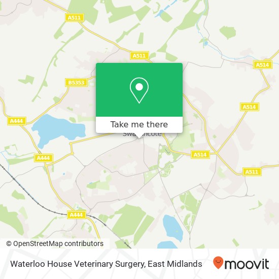 Waterloo House Veterinary Surgery map