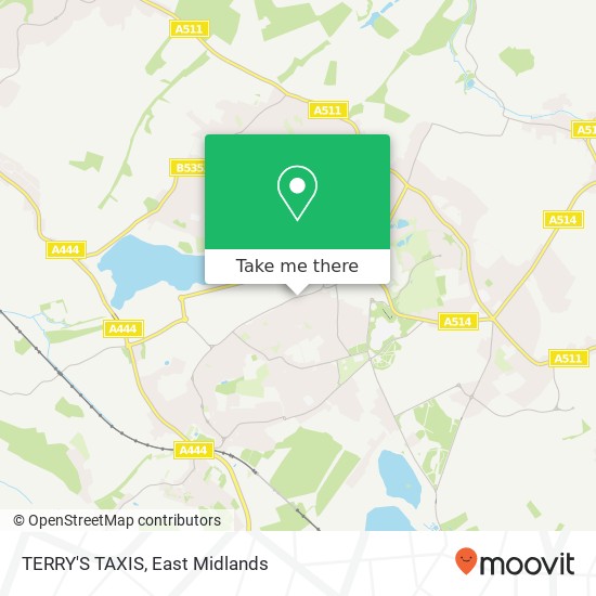 TERRY'S TAXIS map