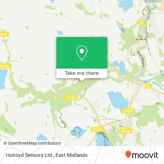 Holroyd Sensors Ltd. map