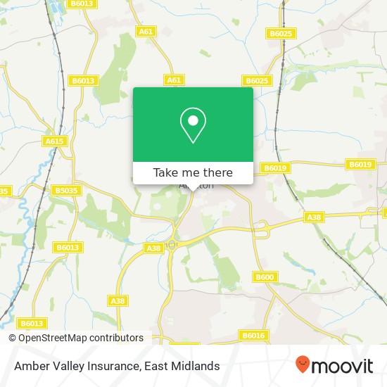 Amber Valley Insurance map