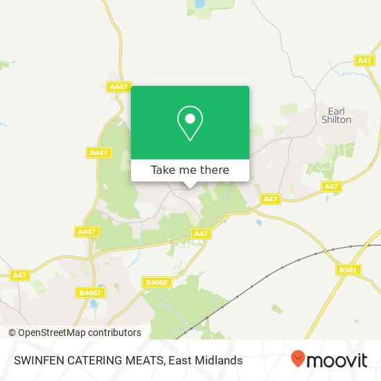 SWINFEN CATERING MEATS map
