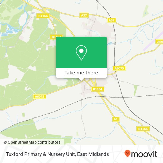 Tuxford Primary & Nursery Unit map