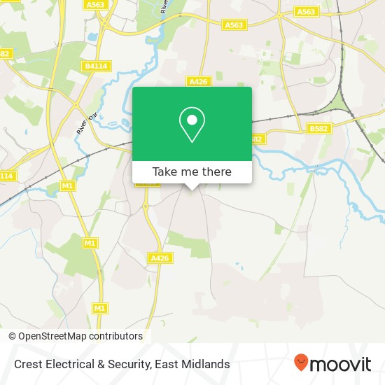 Crest Electrical & Security map