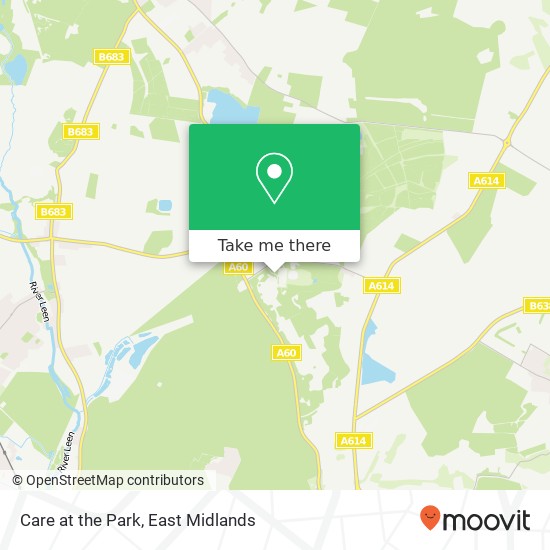 Care at the Park map