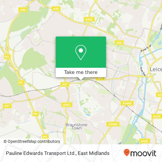 Pauline Edwards Transport Ltd. map