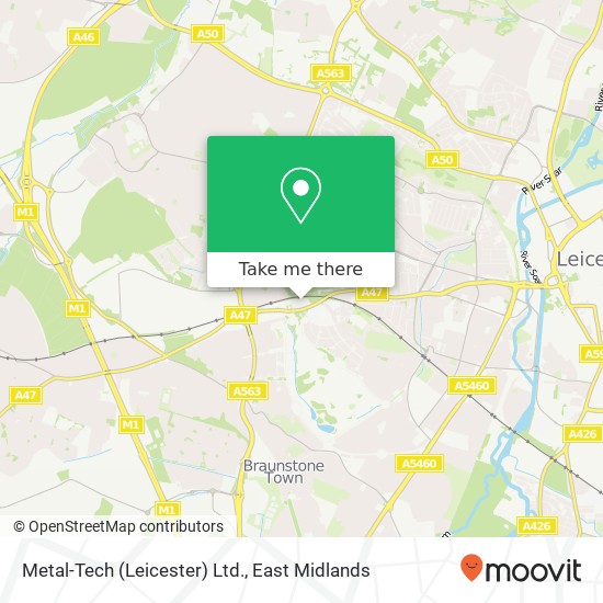 Metal-Tech (Leicester) Ltd. map