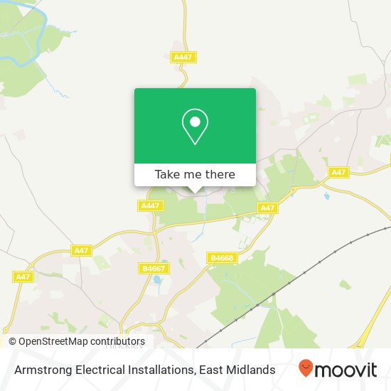 Armstrong Electrical Installations map