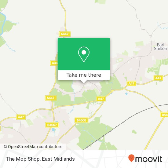 The Mop Shop map