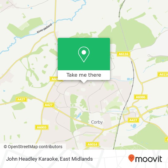 John Headley Karaoke map