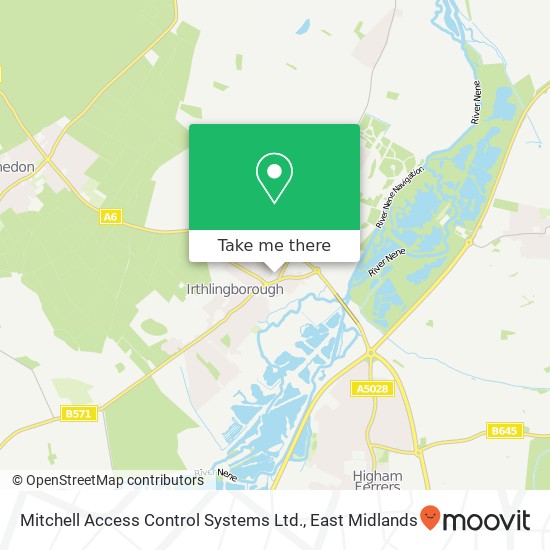 Mitchell Access Control Systems Ltd. map