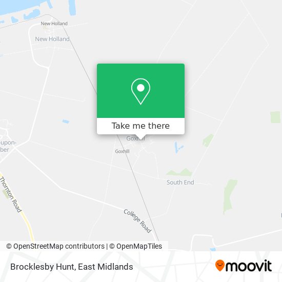 Brocklesby Hunt map